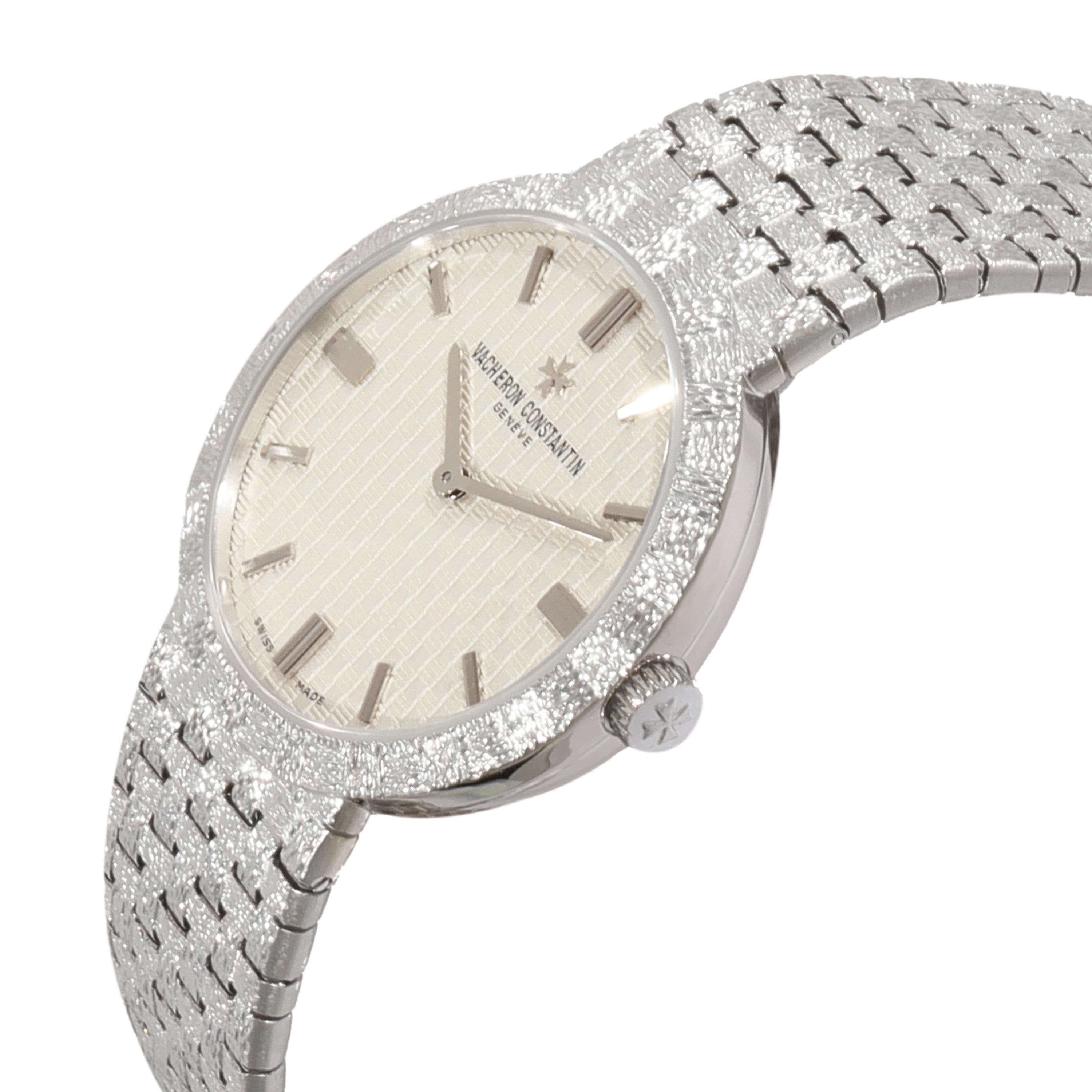 Vacheron Constantin Patrimony 25162 Damenuhr aus 18 Karat Weißgold im Zustand „Hervorragend“ in New York, NY