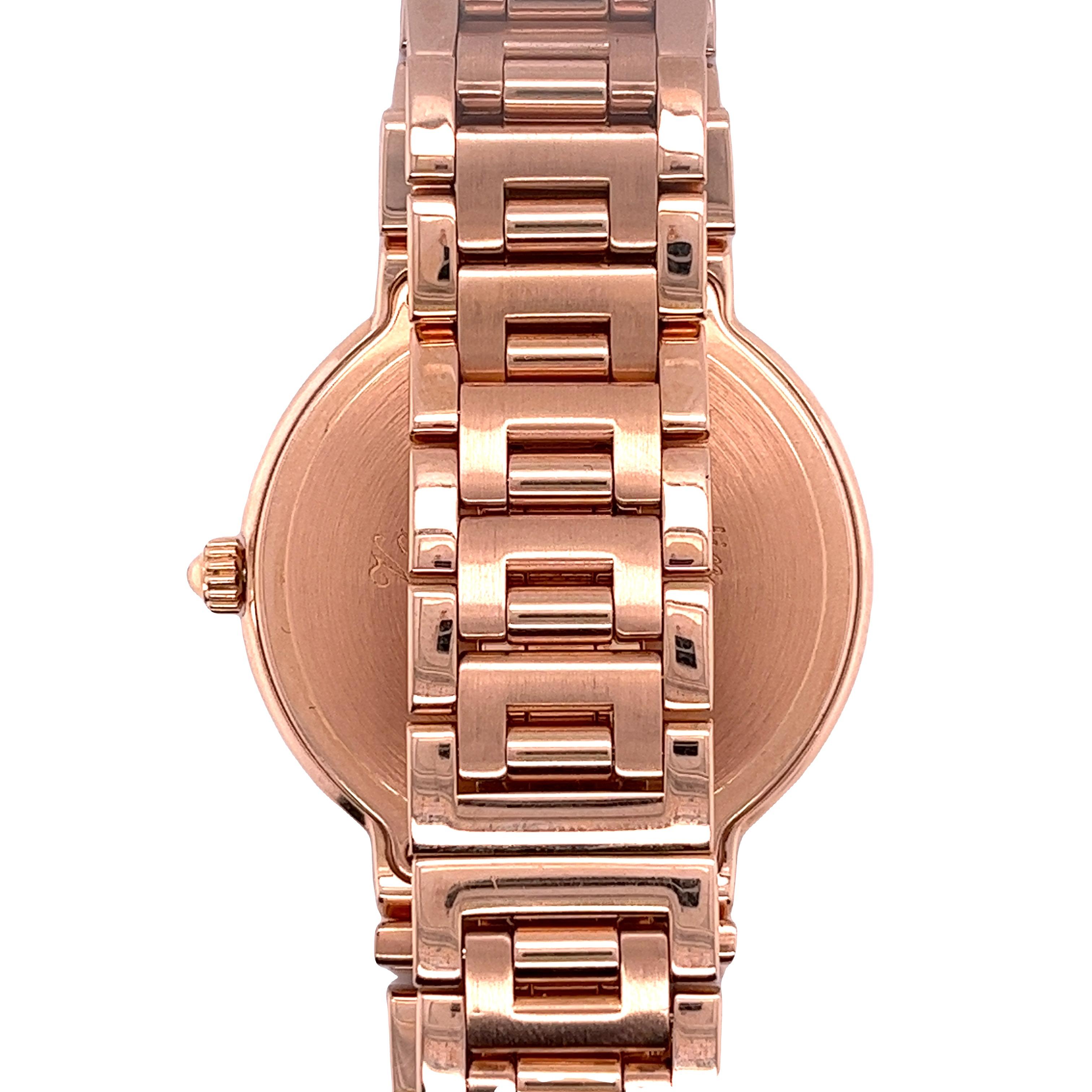 Women's or Men's Vacheron Constantin Sovereign 18K Rose Gold 32mm Watch For Sale