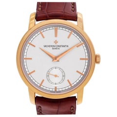 Vacheron Constantin Patrimony 82172 18 Karat Rose Gold Silver Dial Manual Watch