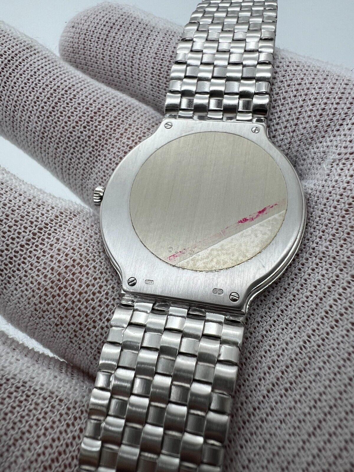 Vacheron Constantin Patrimony Montres d'horloge en or blanc 18 carats avec diamants Unisexe en vente