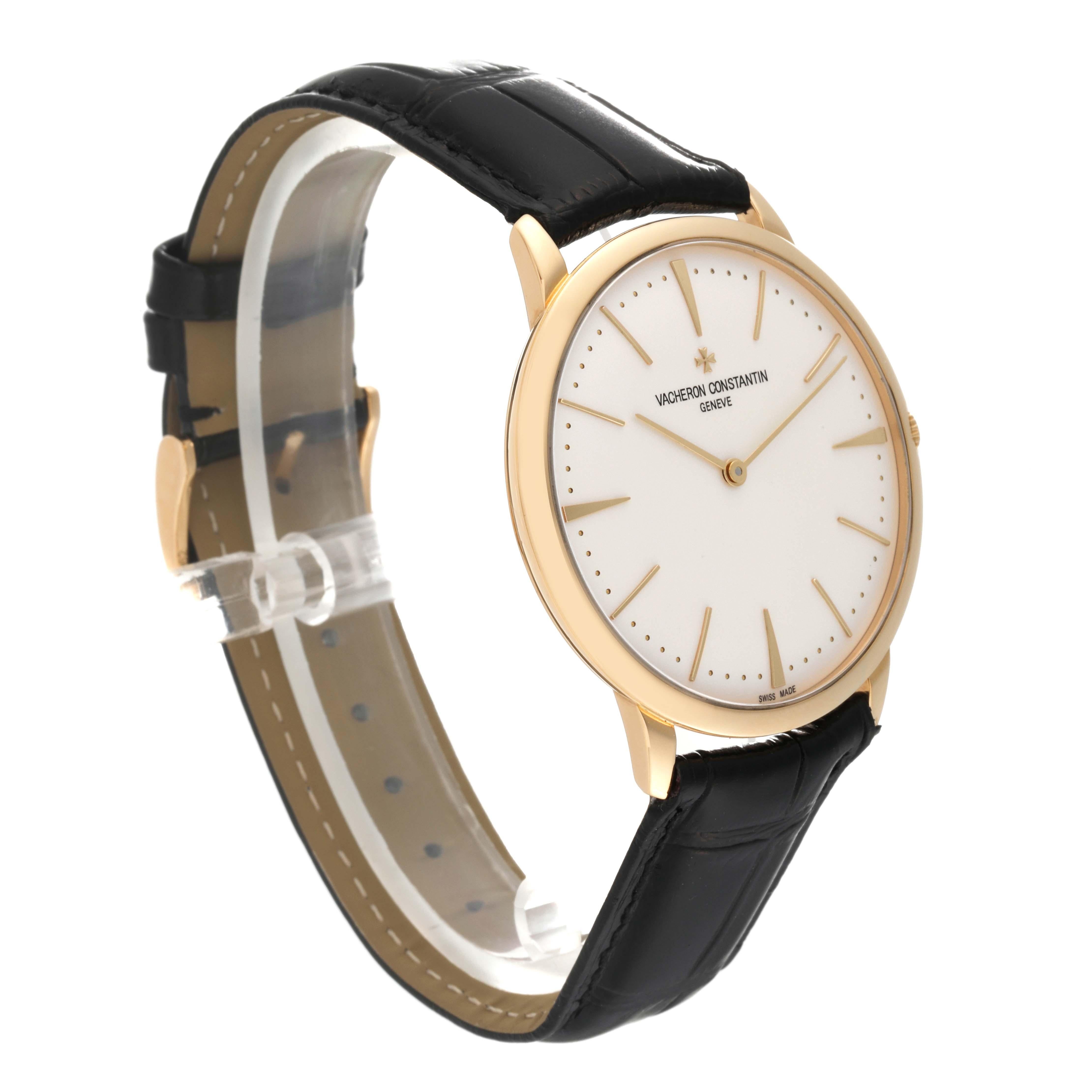 Vacheron Constantin Patrimony Grand Taille 40mm Yellow Gold Mens Watch 81180 In Excellent Condition In Atlanta, GA