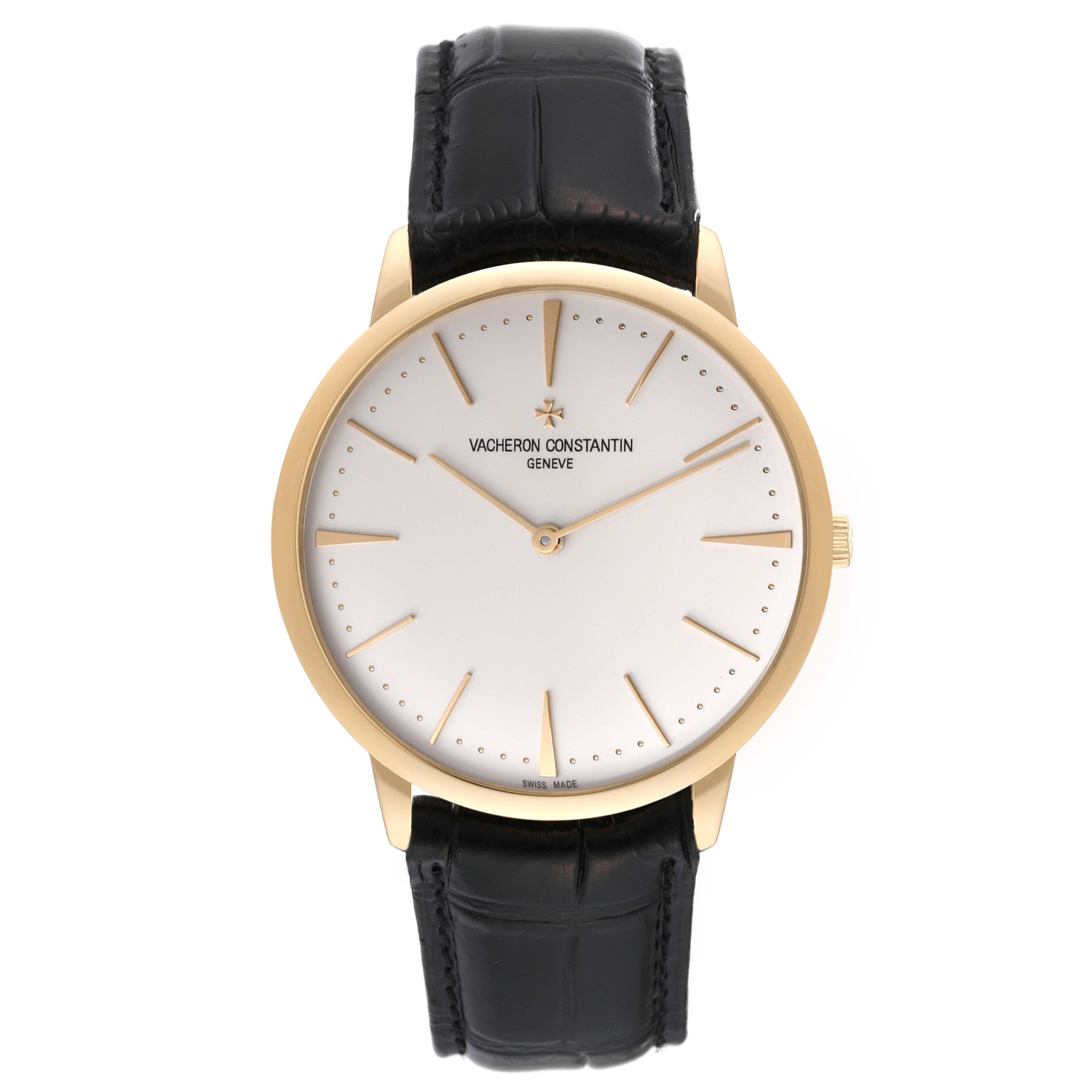 Men's Vacheron Constantin Patrimony Grand Taille 40mm Yellow Gold Mens Watch 81180