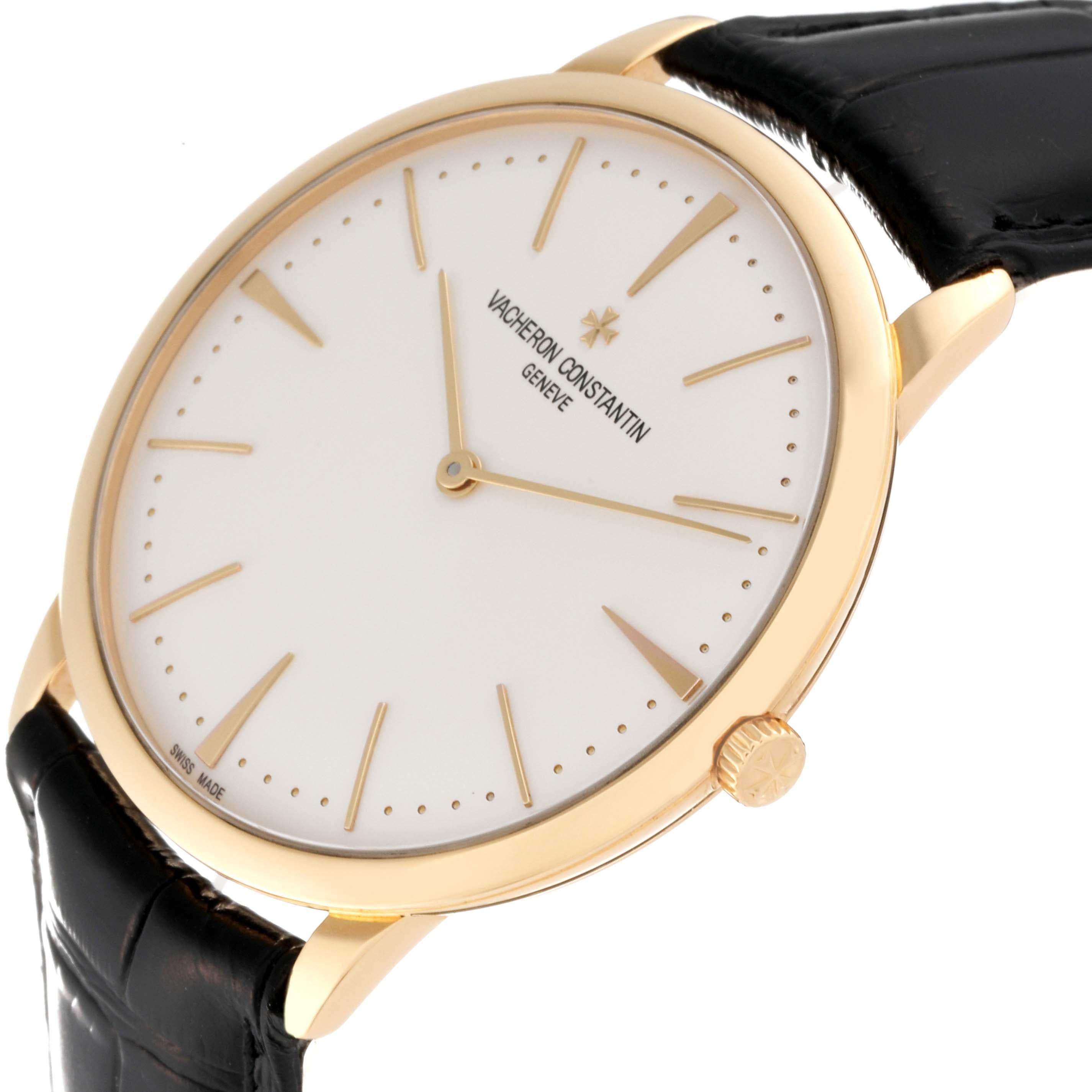 Vacheron Constantin Patrimony Grand Taille 40mm Yellow Gold Mens Watch 81180 1