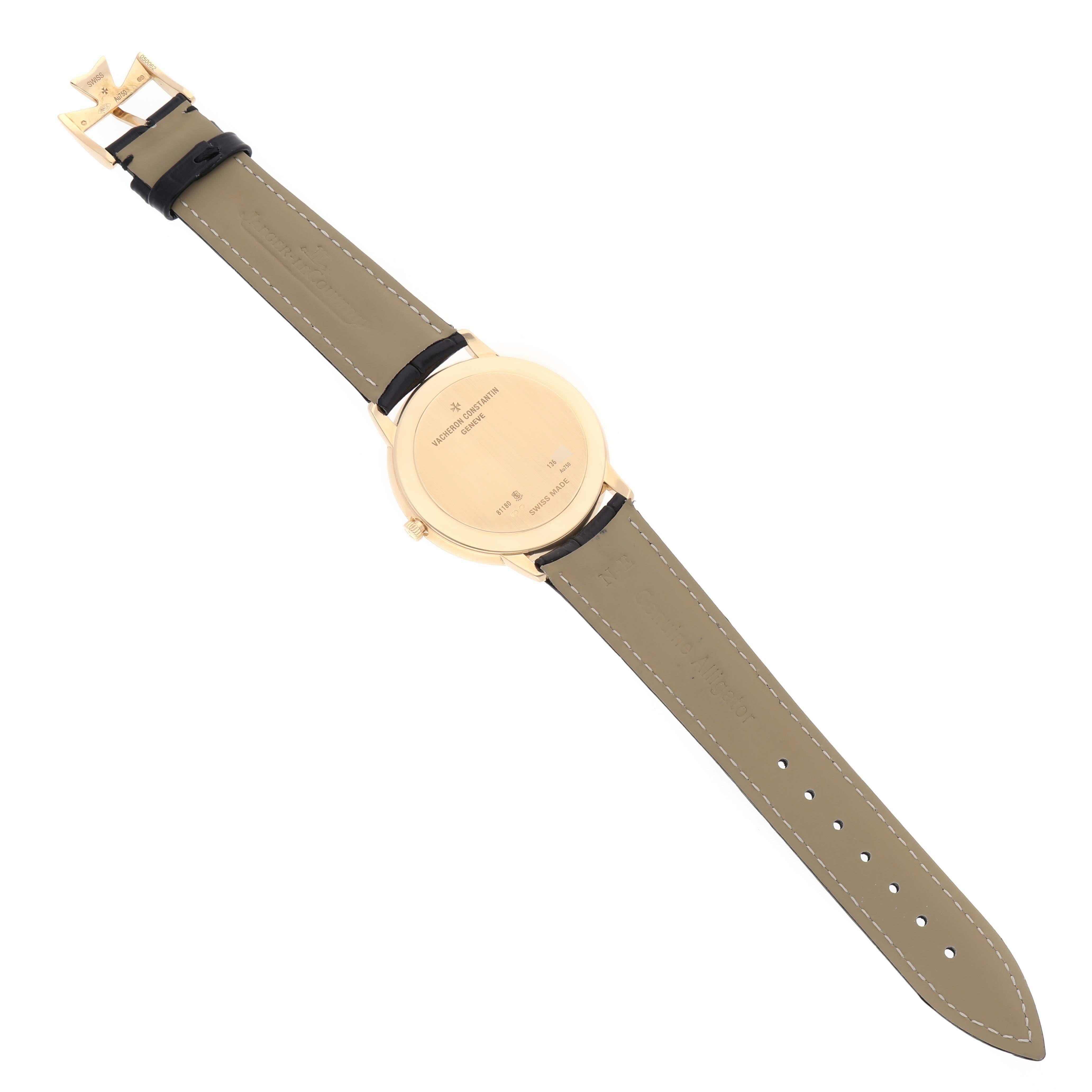 Vacheron Constantin Patrimony Grand Taille 40mm Yellow Gold Mens Watch 81180 4