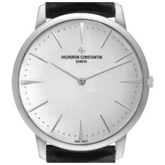 Vacheron Constantin Patrimony Grand Taille White Gold Mens Watch 81180