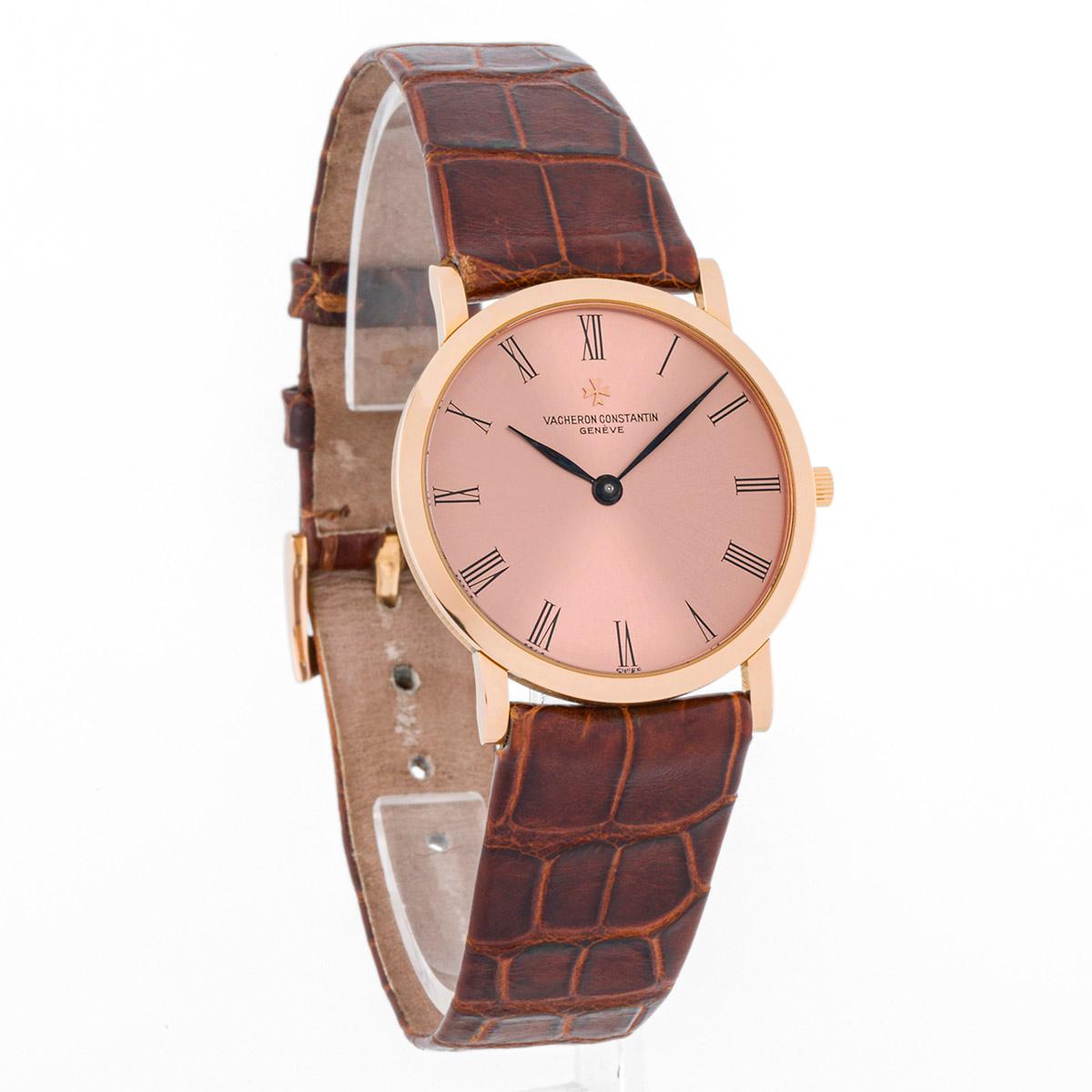 Vacheron Constantin Patrimony Ultra thin Rose Gold case In Excellent Condition In MADRID, ES