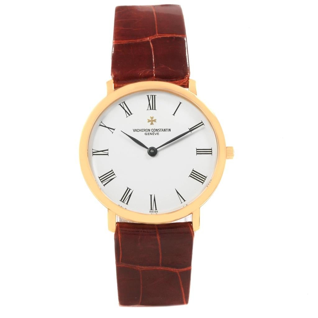 Vacheron Constantin Patrimony Yellow Gold Ultra Thin Men's Watch 31160 For Sale 3