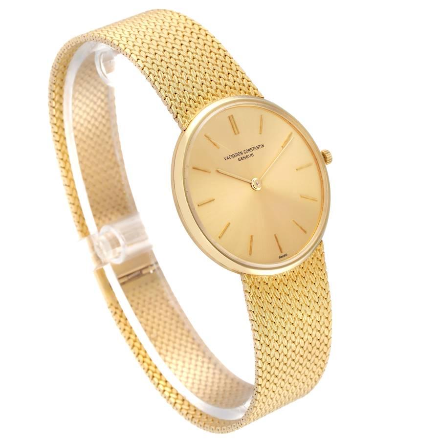 vacheron constantin vintage gold watch