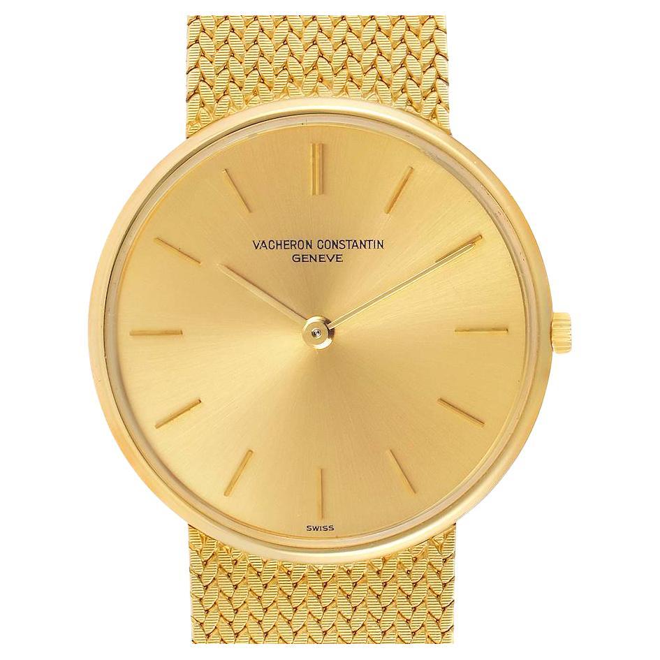 Vacheron Constantin Patrimony Yellow Gold Vintage Mens Watch 6872 For Sale