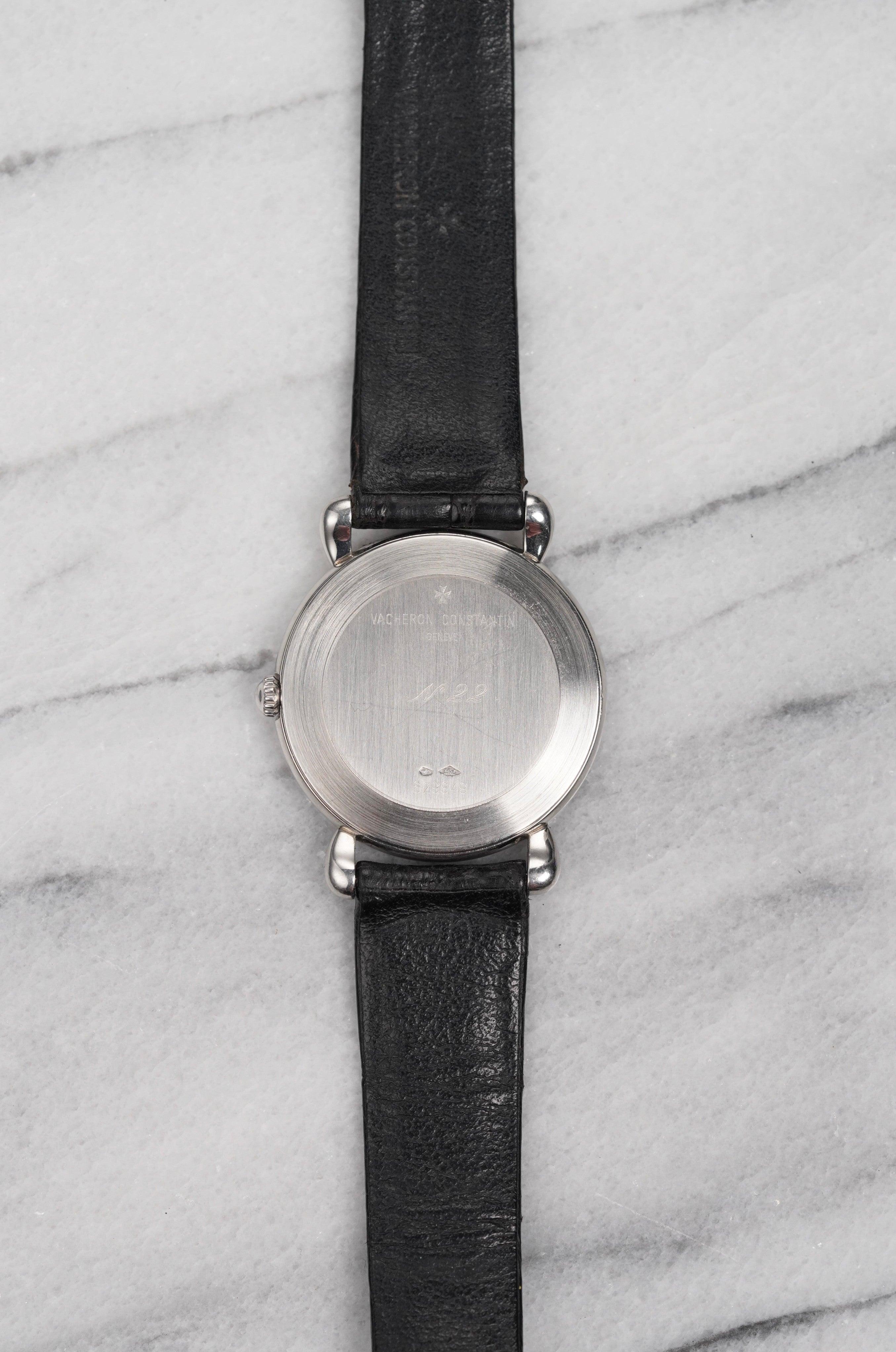 Orologio Vacheron Constantin in platino, anni '90 In condizioni buone in vendita a New York, NY