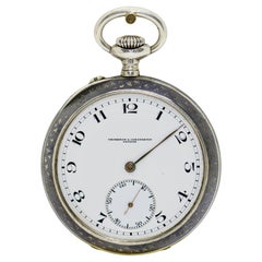 Vintage Vacheron Constantin Pocket Watch 900 Silver