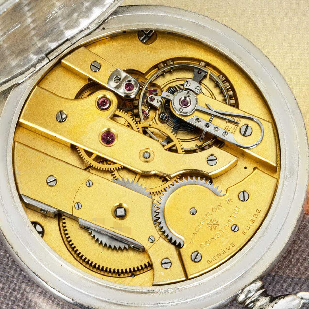 Vacheron & Constantin Rare Silver Military Deck Watch C1941 3
