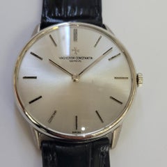 Vacheron Constantin Ref 2006 Mens 18k White Gold Slim Manual Wind 1980s RA748