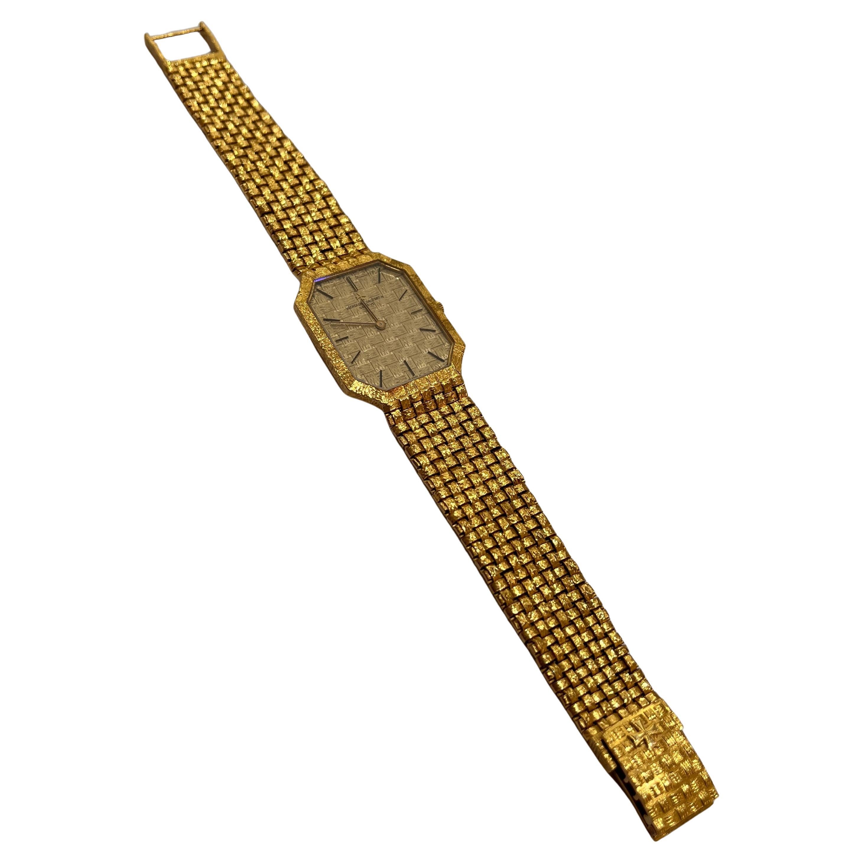 Retro Vacheron Constantin Ref. 33071, 18k yellow gold For Sale