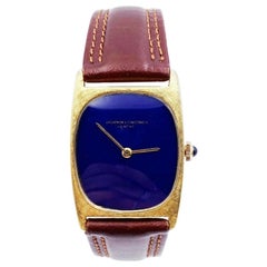 Vacheron Constantin Ref 7813 18 Karat Yellow Gold Lapis Lazuli Dial Very Rare