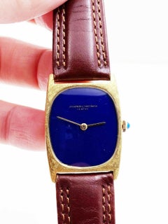 Vacheron Constantin Ref 7813 18 Karat Yellow Gold Lapis Lazuli Dial Very Rare