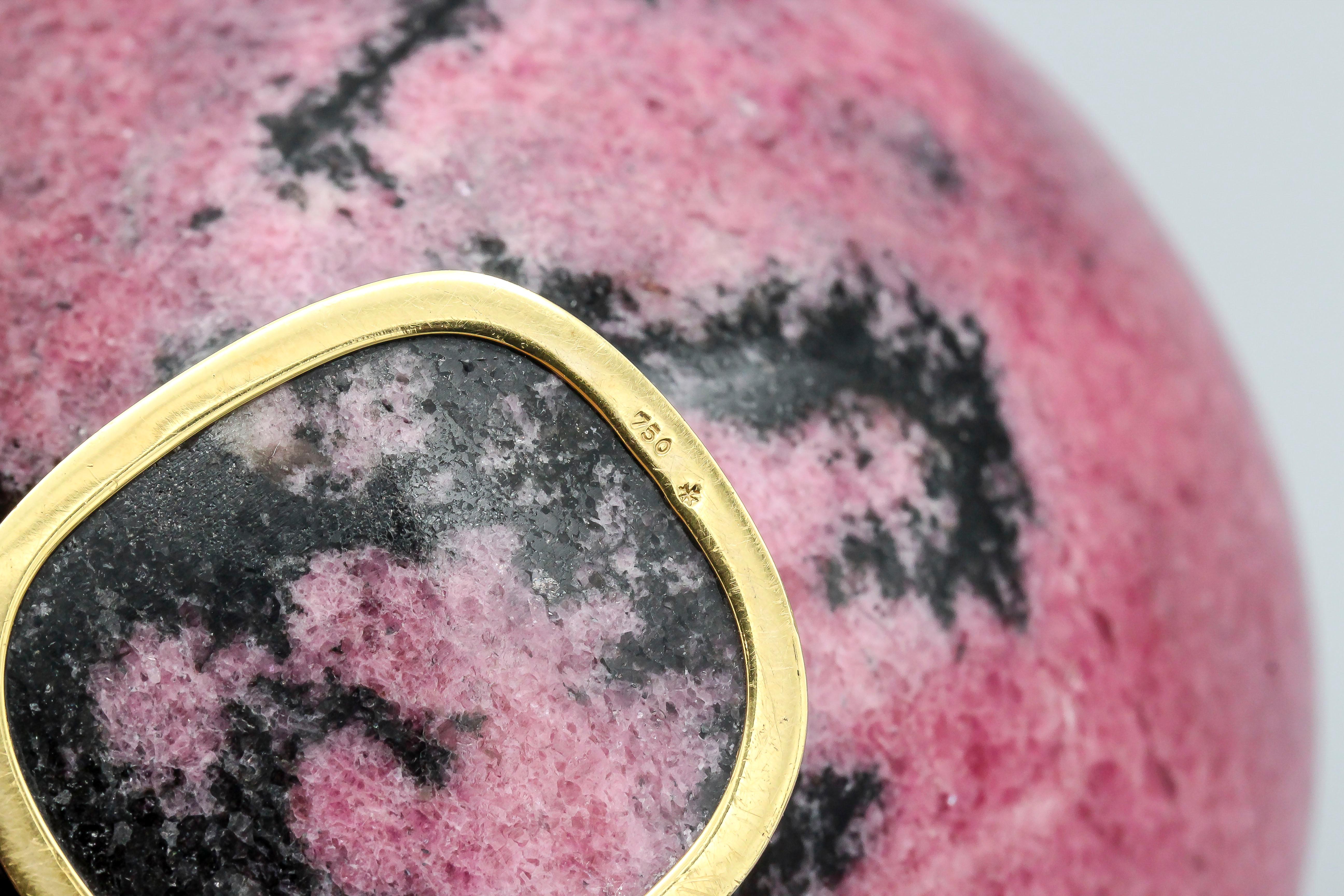 Vacheron Constantin Rhodochrosite and 18 Karat Yellow Gold Bowl 3