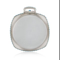 Vacheron & Constantin Rock Crystal Turquoise Pocket Watch