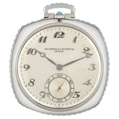 Vacheron & Constantin Rock Crystal Turquoise Pocket Watch