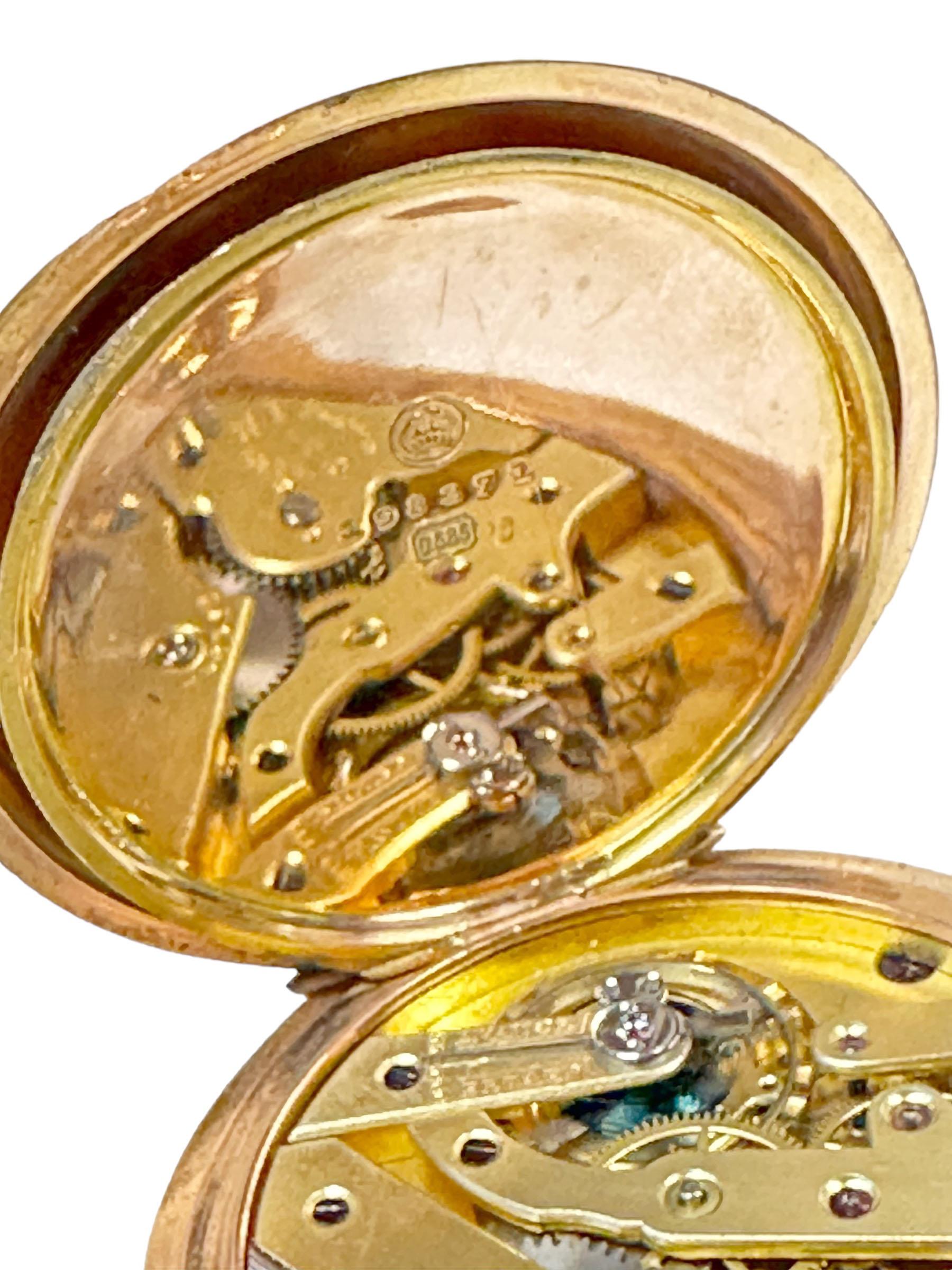 Vacheron & Constantin Rose Gold Demi Hunter Pocket Watch and Original Box For Sale 6