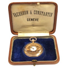 Vacheron & Constantin Rose Gold Demi Hunter Pocket Watch and Original Box