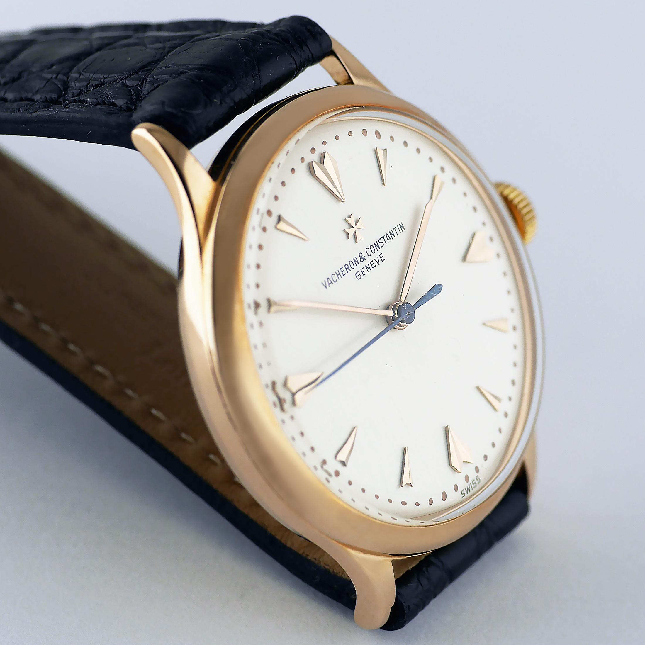 Men's Vacheron Constantin Rose Gold Wristwatch, 1951