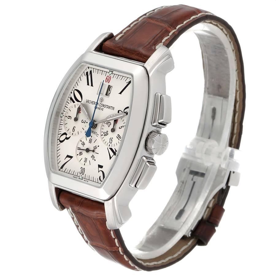 Vacheron Constantin Royal Eagle Chronograph Silbernes Zifferblatt Uhr 49145 Herren im Angebot