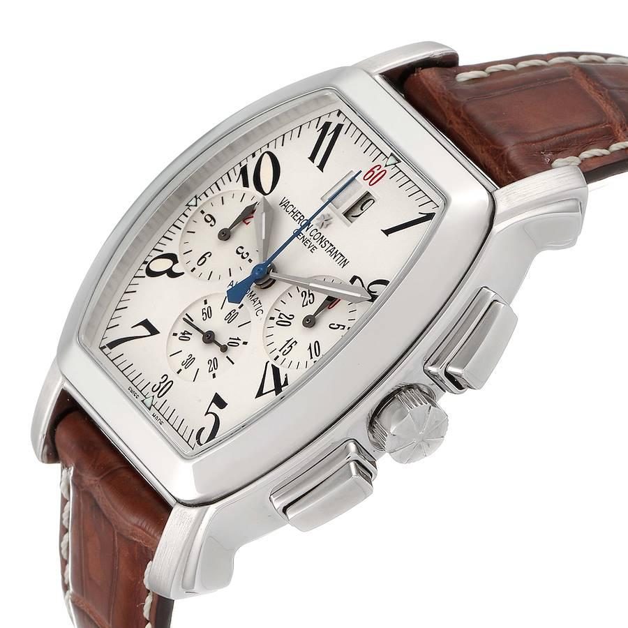 Vacheron Constantin Royal Eagle Chronograph Silbernes Zifferblatt Uhr 49145 im Angebot 1