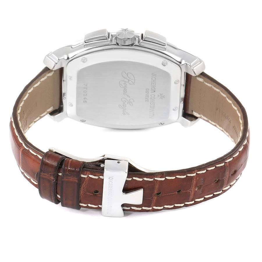 Vacheron Constantin Royal Eagle Chronograph Silbernes Zifferblatt Uhr 49145 im Angebot 3