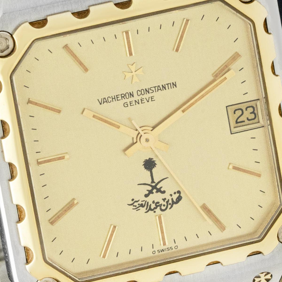Vacheron Constantin Square cadran arabe saoudite 222 46004/411 Bon état à London, GB