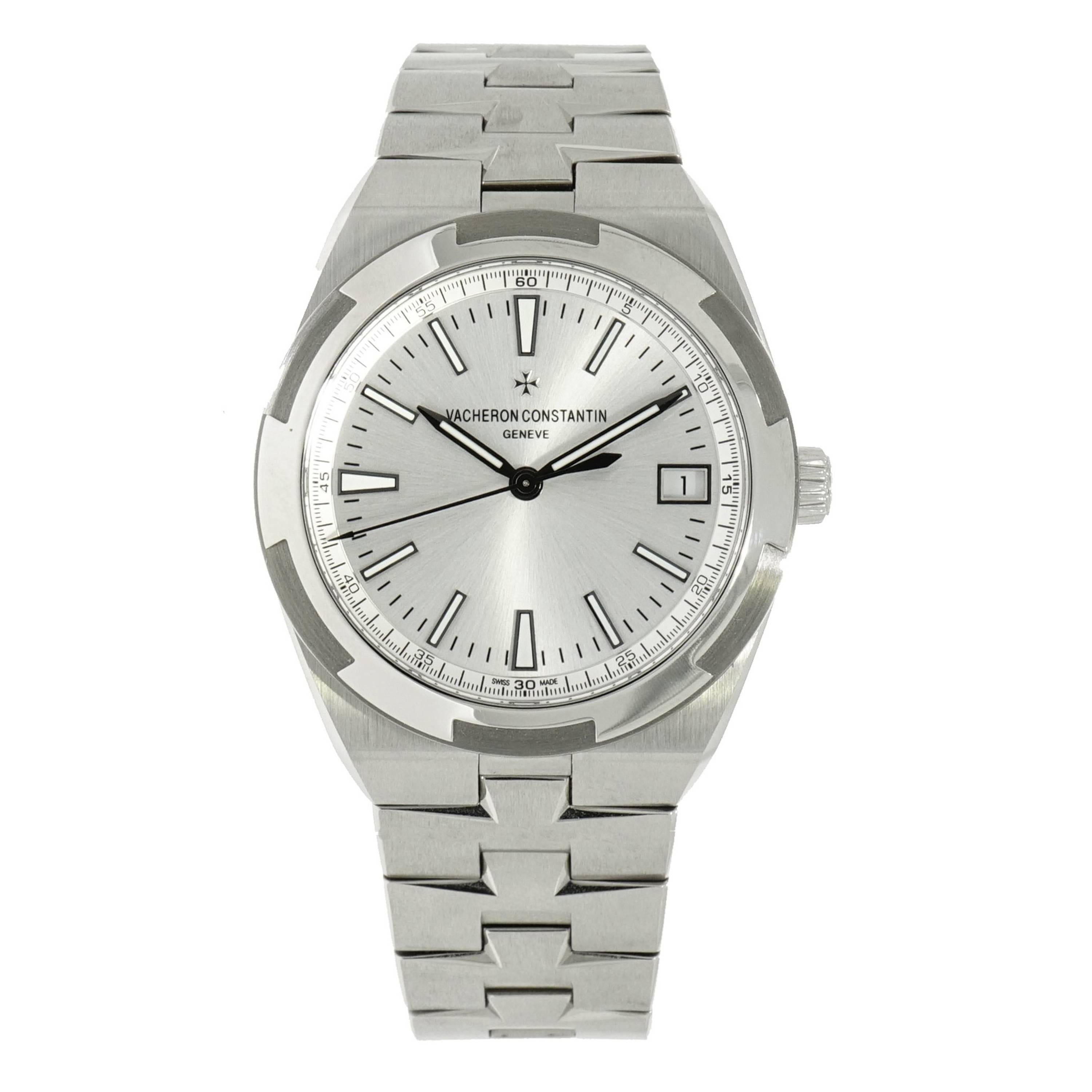 Vacheron Constantin Stainless Steel Overseas self-winding Wristwatch