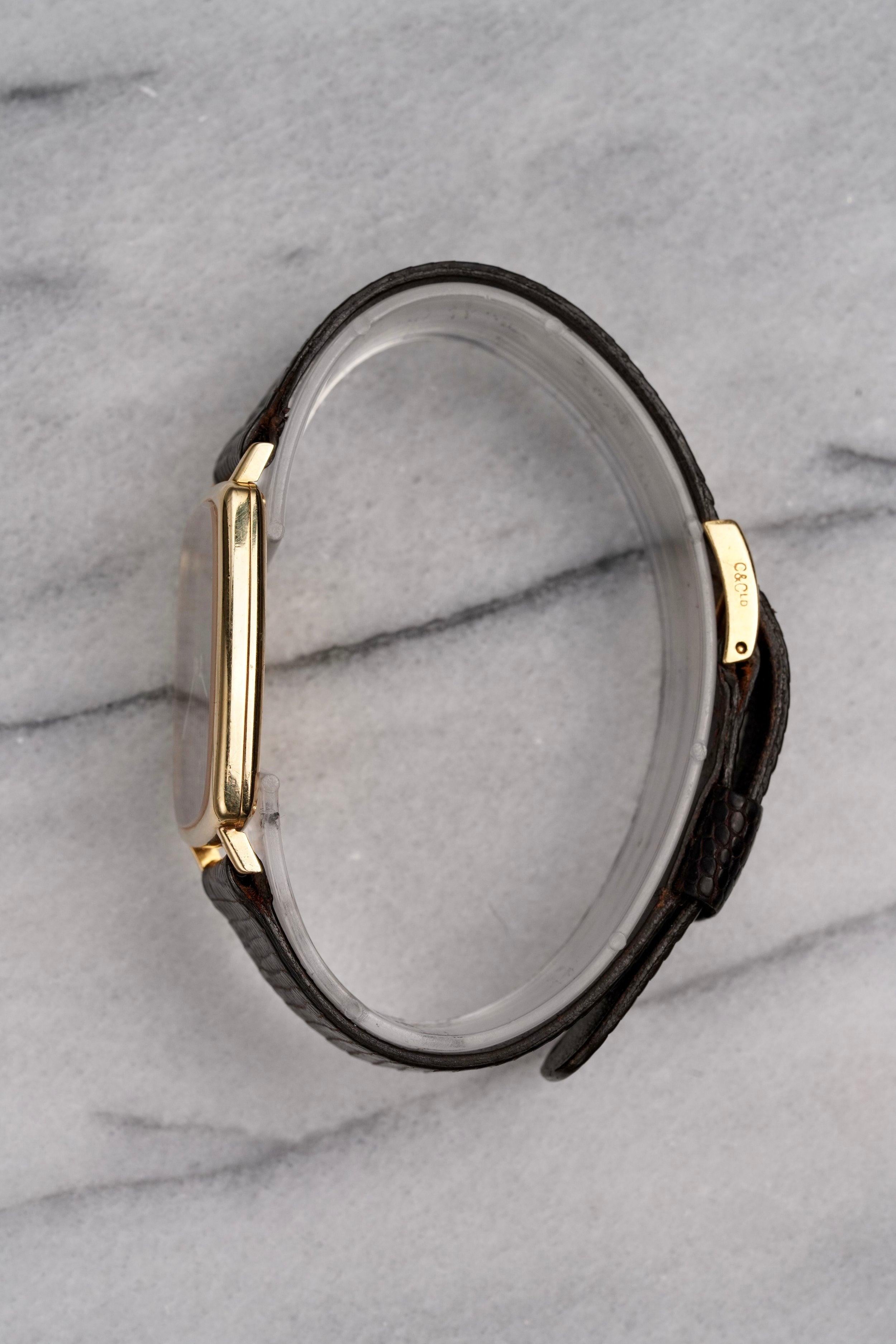 Montre Vacheron Constantin Tiger Eye en or jaune 18 carats Unisexe en vente
