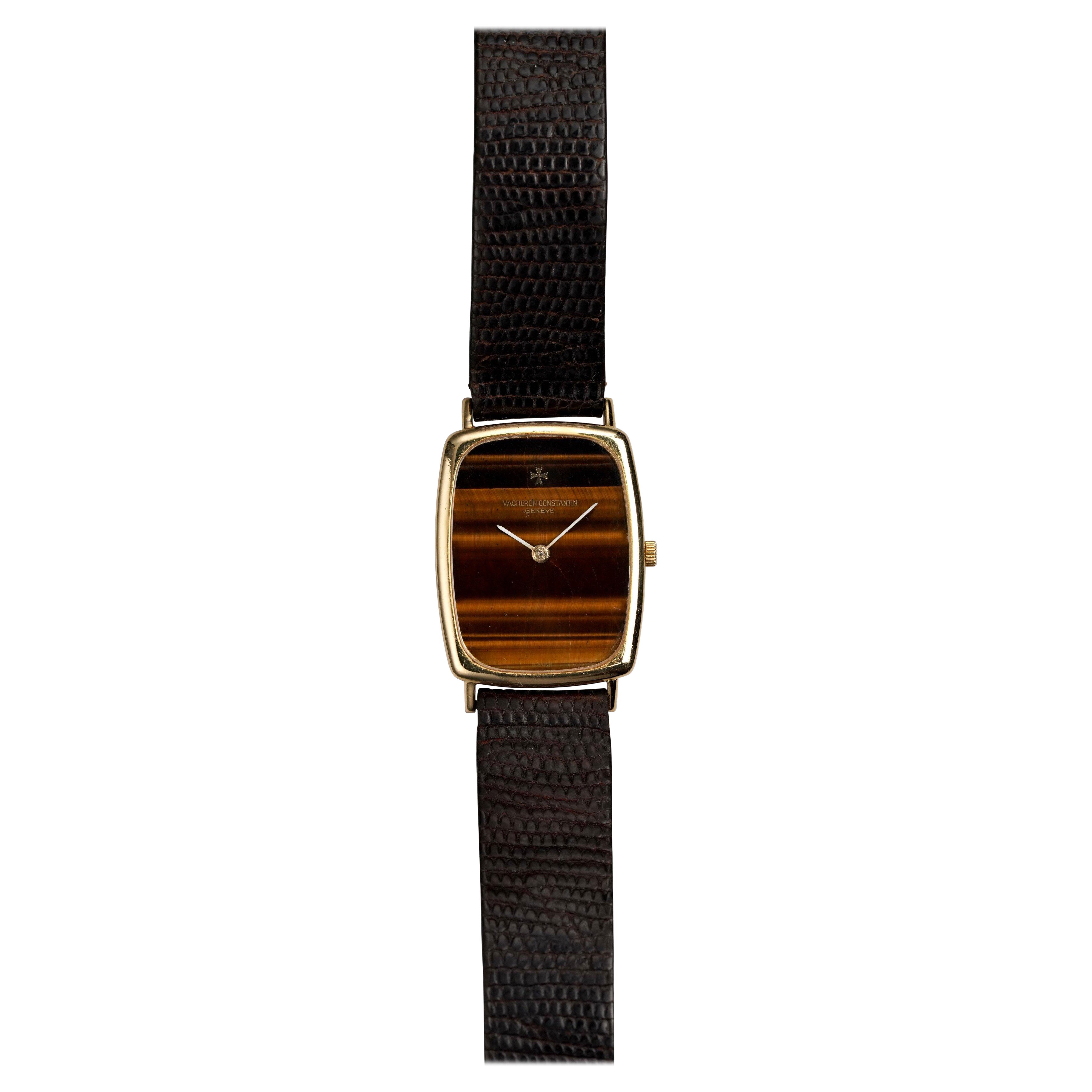 Reloj Vacheron Constantin Ojo de Tigre de oro amarillo de 18 quilates