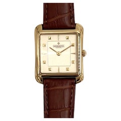 Vintage Vacheron Constantin Toledo Les Historiques Yellow Gold Square Wristwatch 31100