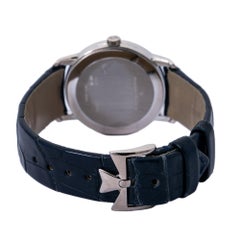 Vacheron Constantin Traditionelle 25558 Quartz 18 Karat White Gold Diamond Bezel