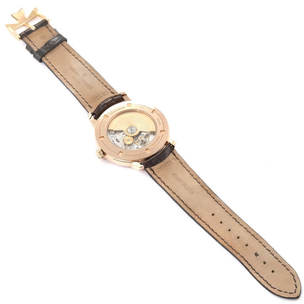 Vacheron Constantin Traditionnelle Rose Gold Diamond Men's Watch 85520 1