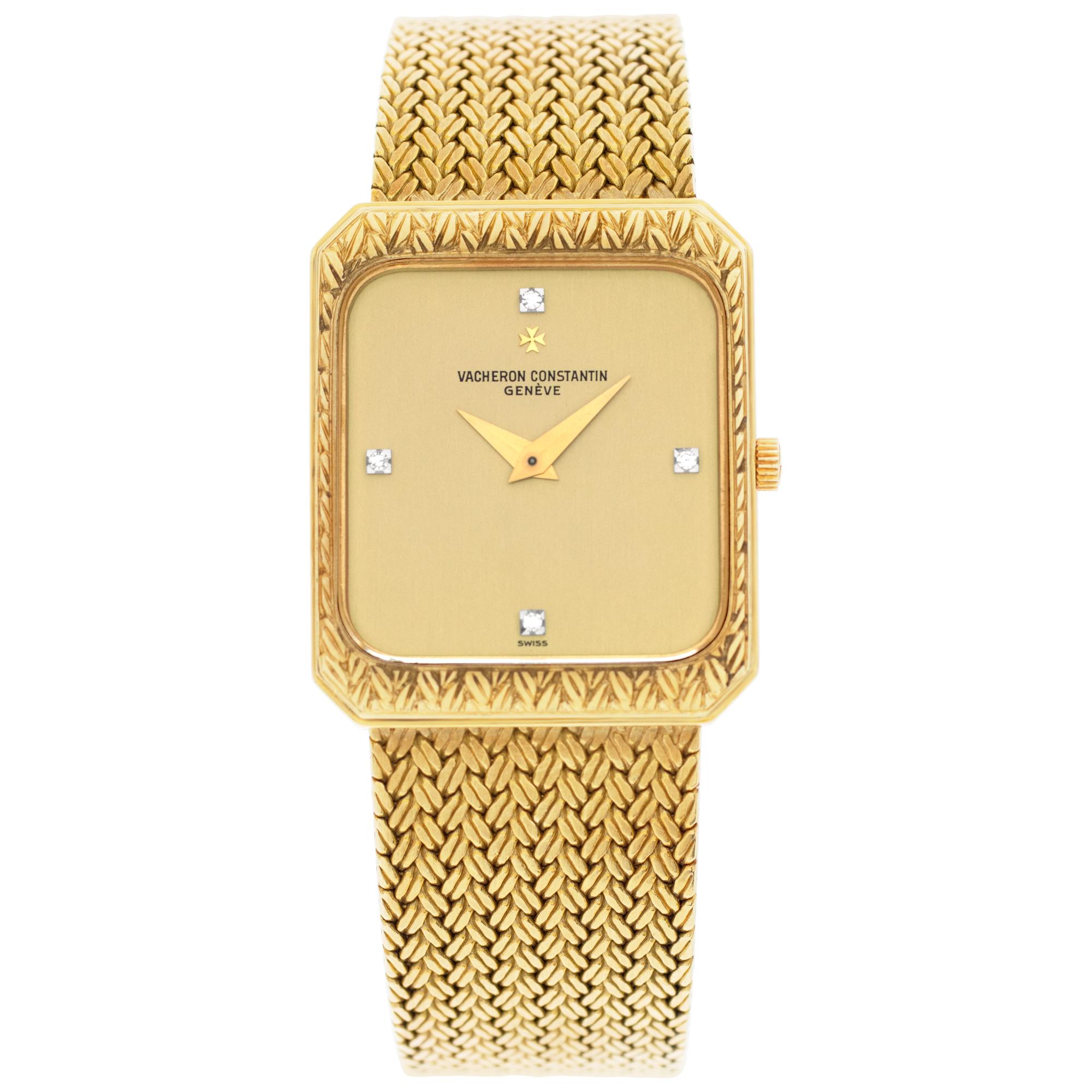 Vacheron Constantin Ultra Thin  18 Karat Gelbgold Handarmbanduhr Ref 5156