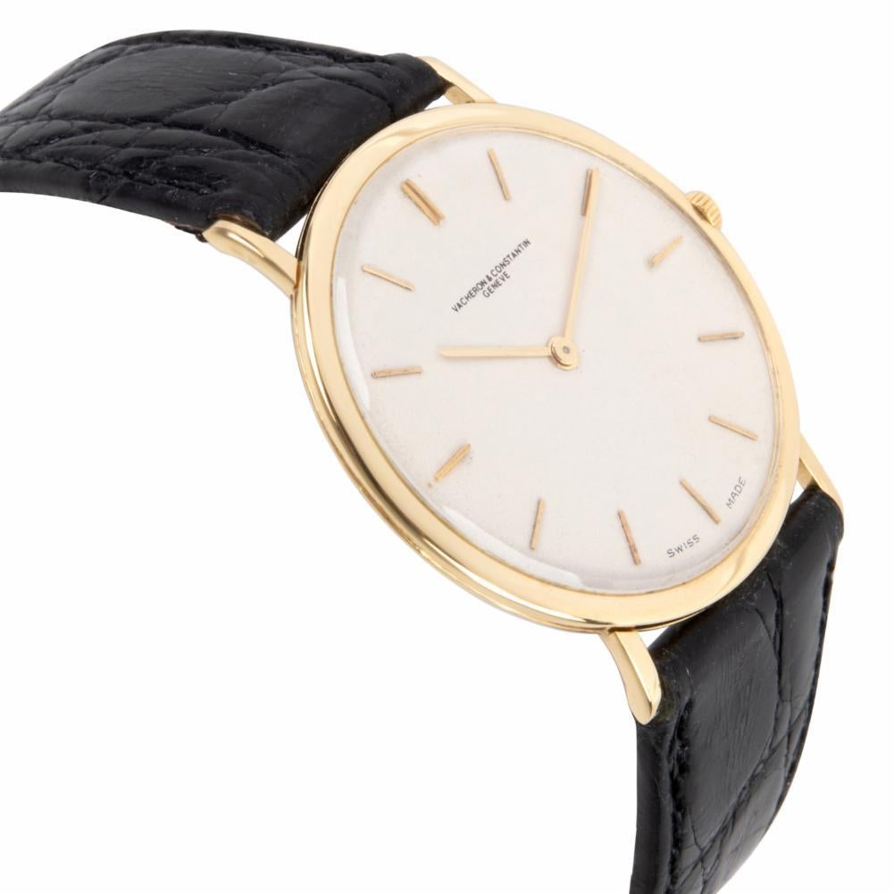 Vacheron Constantin Vacheron Constantin Reference #: 6406. Mens Mechanical Hand Wind Watch Yellow Gold Silver 33 MM. Verified and Certified by WatchFacts. 1 year warranty offered by WatchFacts.
