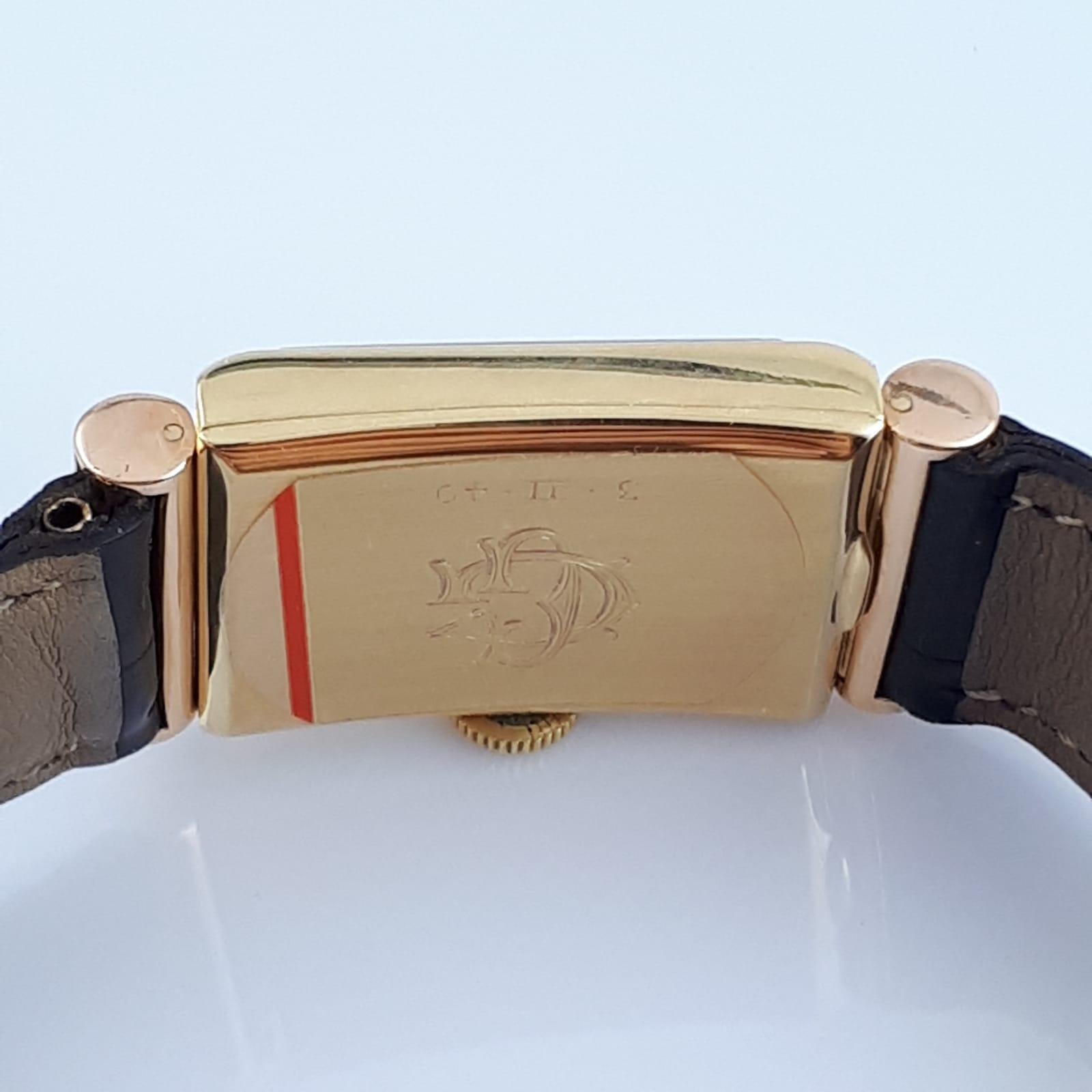 Vacheron Constantin - Vintage Hooded Lugs Dress Watch - Ref: 6665 - Men For Sale 3