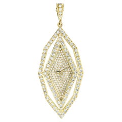 Vacheron Constantin Vintage Pendentif Montre de poche en or jaune sertie de diamants 18805