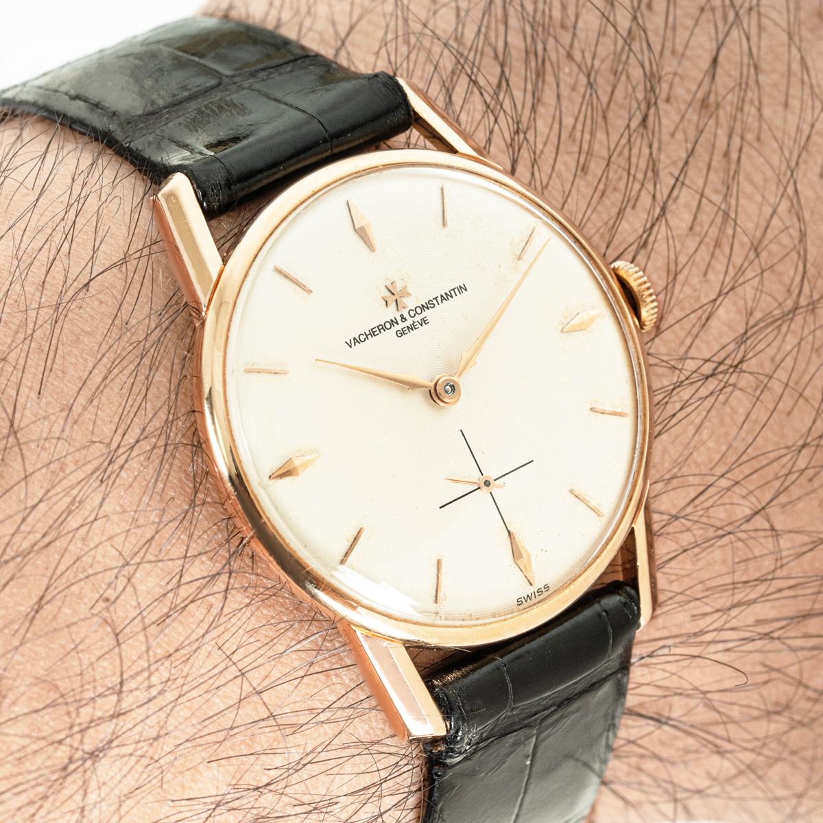 Vacheron Constantin Vintage Rose Gold 34mm 6413 en vente 4