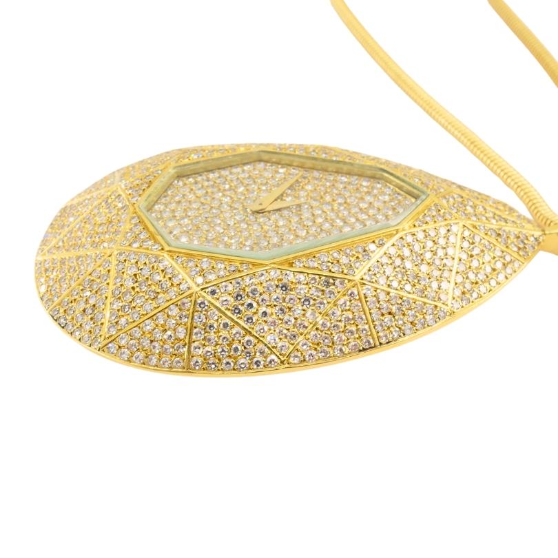 Vacheron Constantin Montre pendentif en or 18 carats avec certificat d'authenticité Excellent état - En vente à Beverly Hills, CA