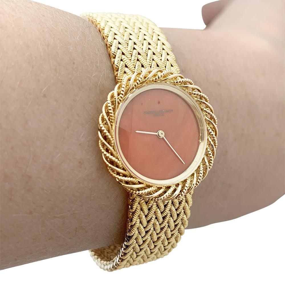 Vacheron Constantin Uhr:: Gelbgold und Koralle 3