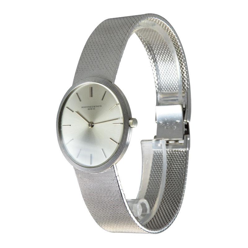 Vacheron & Constantin Montre-bracelet habillée en or blanc Excellent état - En vente à Long Beach, CA