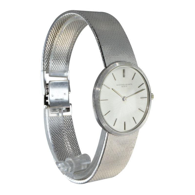 Vacheron & Constantin Montre-bracelet habillée en or blanc en vente 1