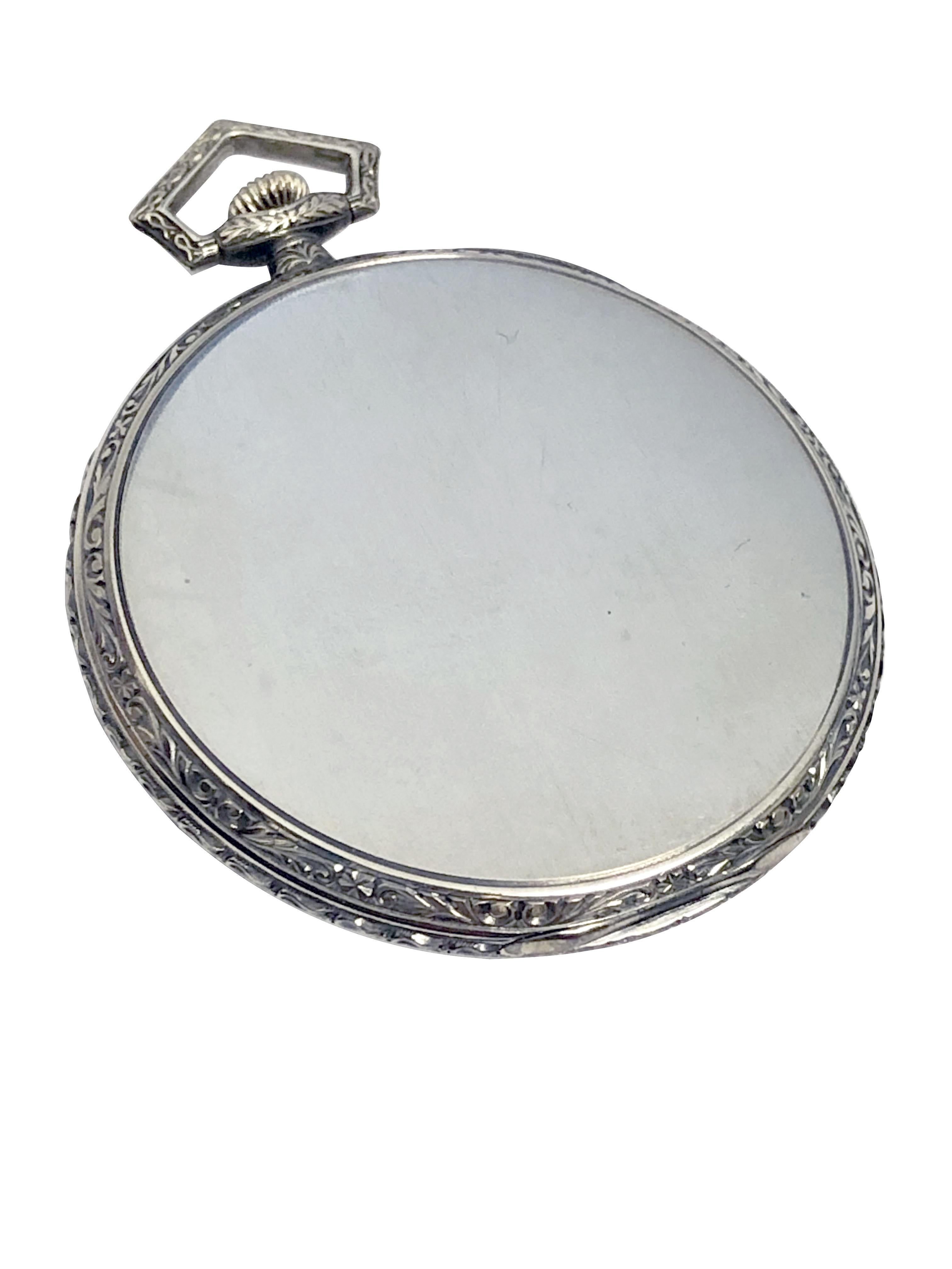 Vacheron Constantin White Gold Pocket Watch For Sale 3