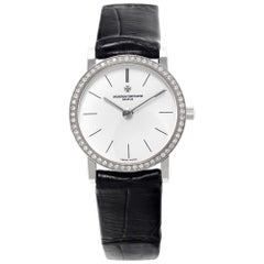 Vacheron Constantin Traditionnelle 25093 in oro bianco con quadrante bianco Orologio al quarzo