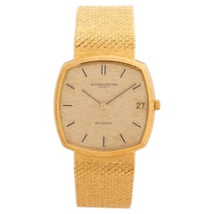 Vacheron Constantin Wristwatch, Yellow Gold, Bark Dial, Circa 1972.