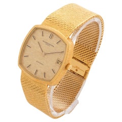 Vacheron Constantin Wristwatch, Yellow Gold, Bark Dial, Circa 1972.