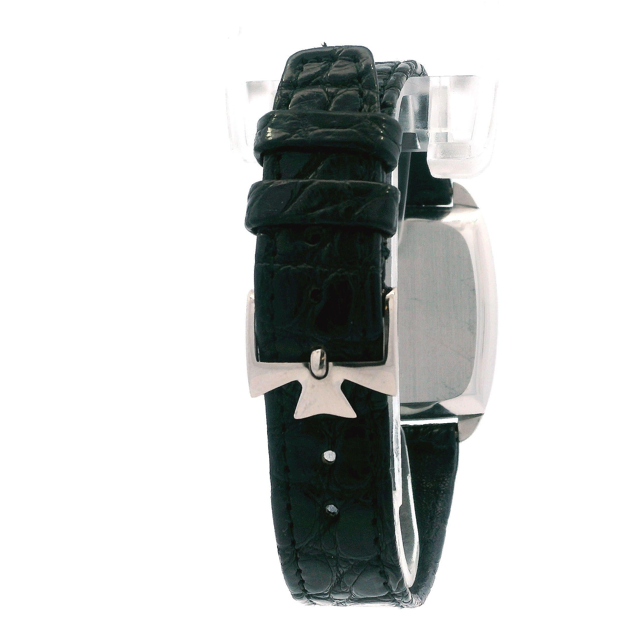 Vacheron Constantin XL 45003 18K Weißgold Diamant-Onyx-Zifferblatt mit Box Herren